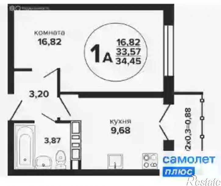 1-комн квартира Дагомысский переулок, 6,  д. 6