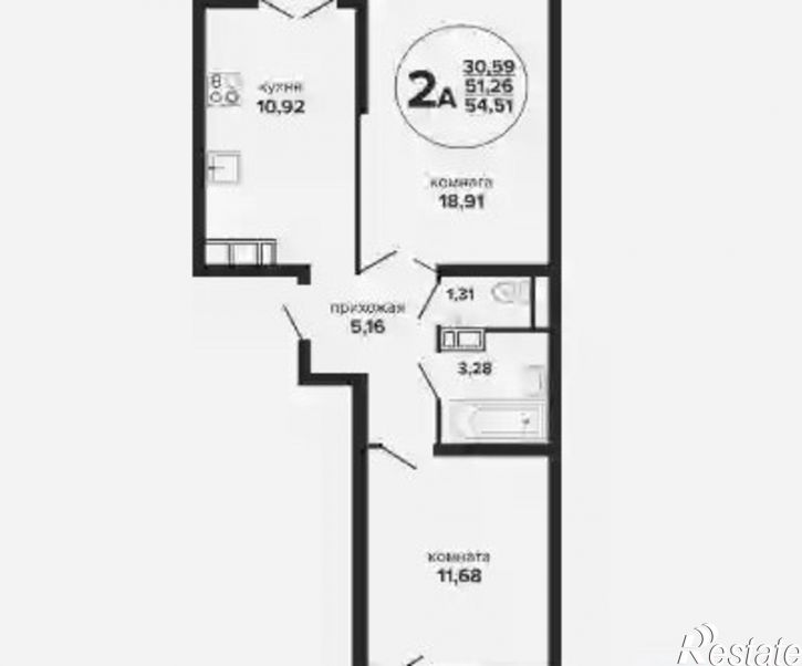 2-комн квартира Дагомысский переулок, 6,  д. 6