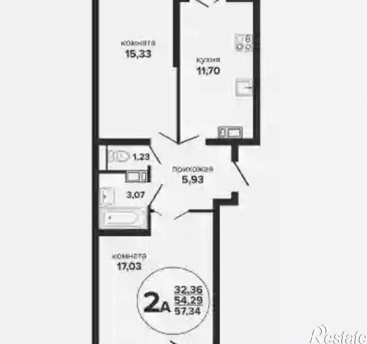 2-комн квартира Дагомысский пер, 6,  д. 6