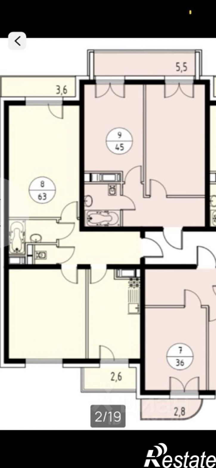 4-комн квартира переулок Трунова, 6 к7,  д. 6 к7