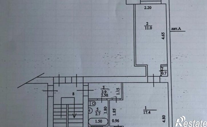 2-комн квартира улица Чайковского, 1,  д. 1
