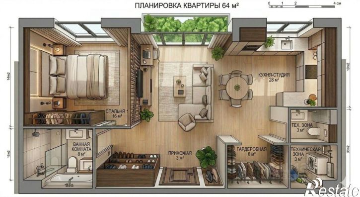 2-комн квартира ул Я.Фабрициуса, 2/9,  д. 2/9