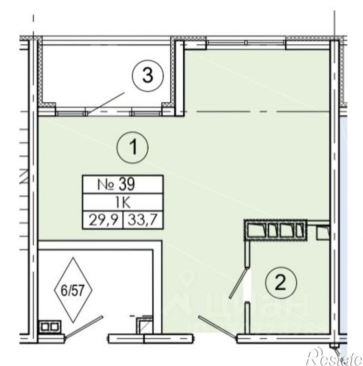 1-комн квартира улица Ленина, 280А,  д. 280А