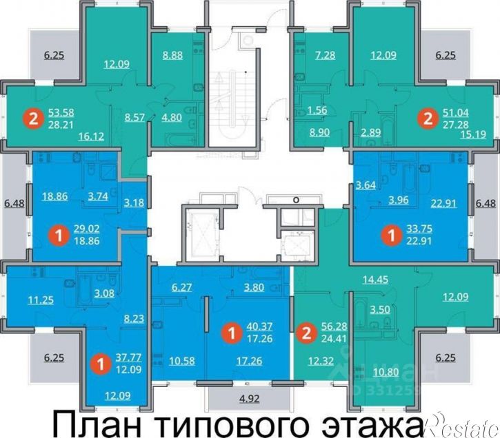 2-комн квартира ул Гранатная, 7А 2,  д. 7А 2,  к. 2