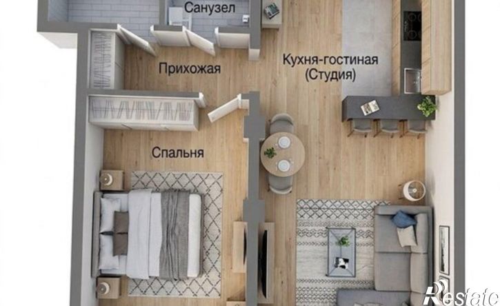 2-комн квартира Рабочий переулок, 24,  д. 24