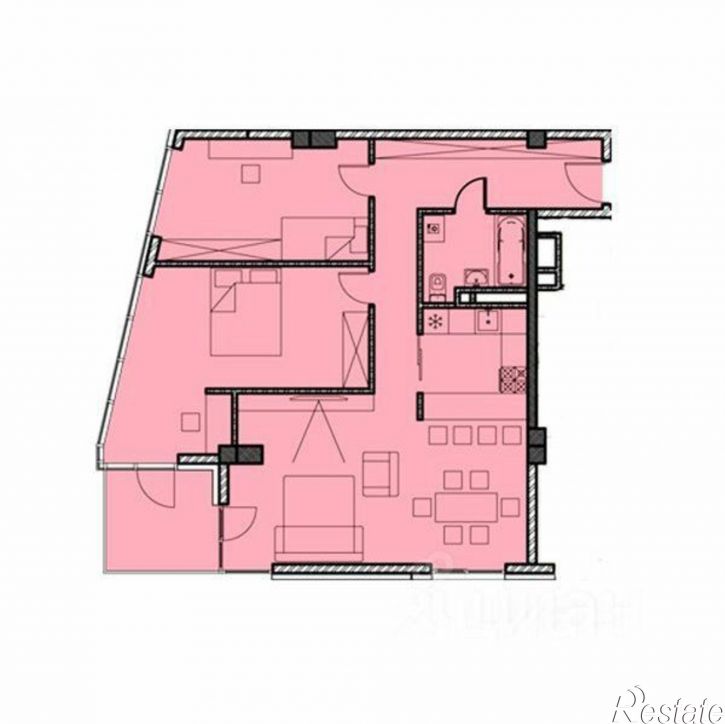 3-комн квартира переулок Горького, 24,  д. 24