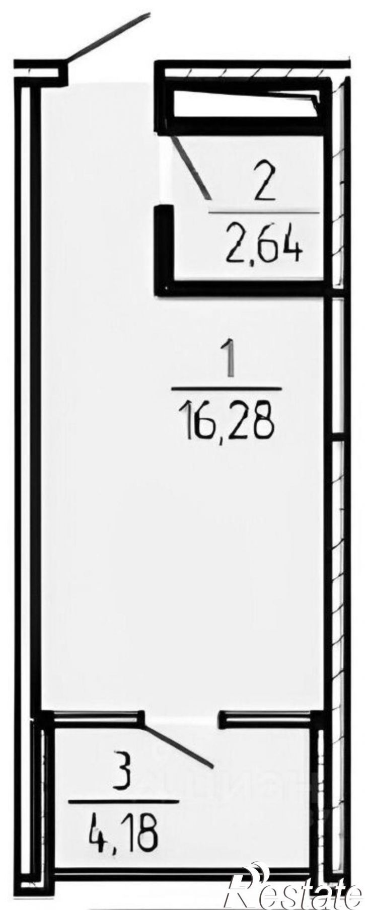 1-комн квартира ул Депутатская, 10Б/1,  д. 10Б/1
