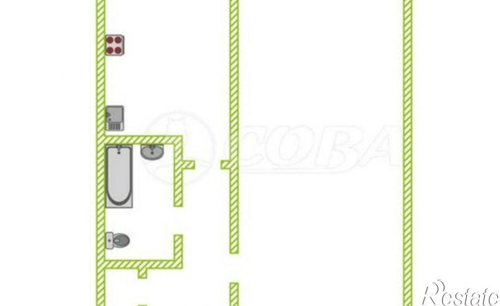 1-комн квартира ул Петрозаводская, 19,  д. 19