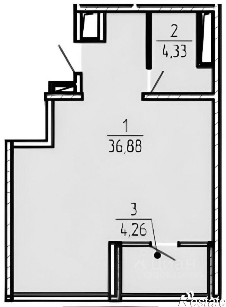 1-комн квартира ул Депутатская, 10Б/1,  д. 10Б/1