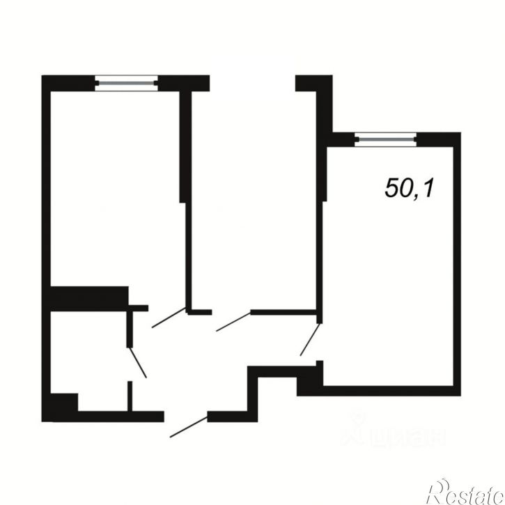 2-комн квартира ул Сухумское шоссе, 5А,  д. 5А