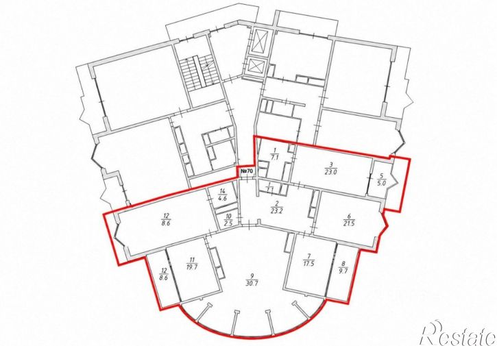 5-комн квартира Курортный пр-кт, 108/16,  д. 108/16