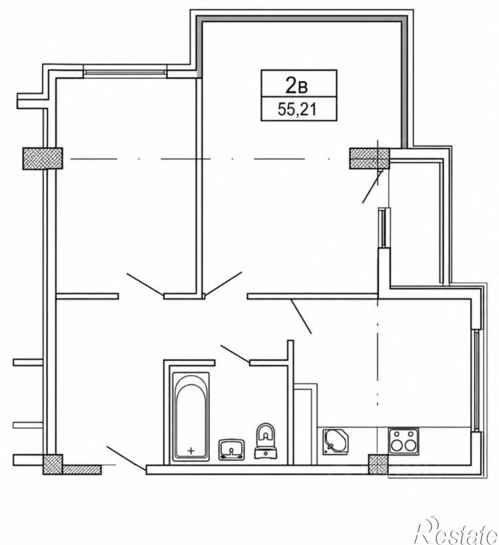 2-комн квартира ул Крымская, 89,  д. 89