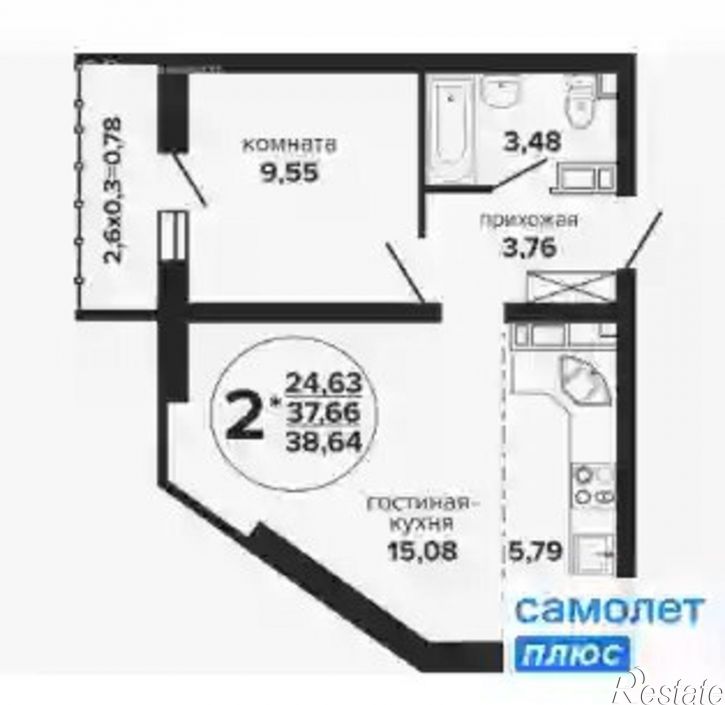 1-комн квартира Дагомысский пер, 6,  д. 6