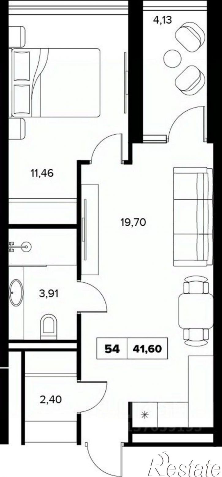 2-комн квартира в новом доме ул Семашко, 37А 3,  д. 37А 3,  к. 3