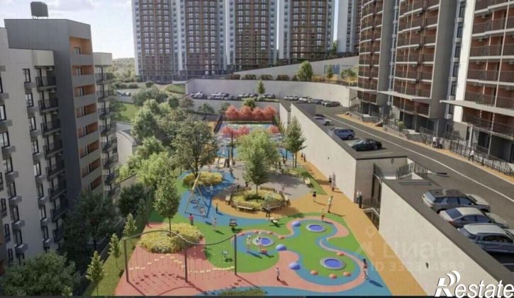 2-комн квартира в новом доме Раздольное с., Хостинский