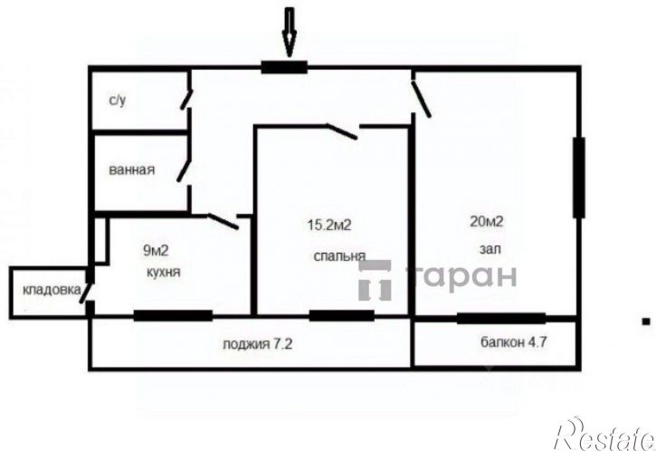 2-комн квартира ул Гастелло, 27/5,  д. 27/5
