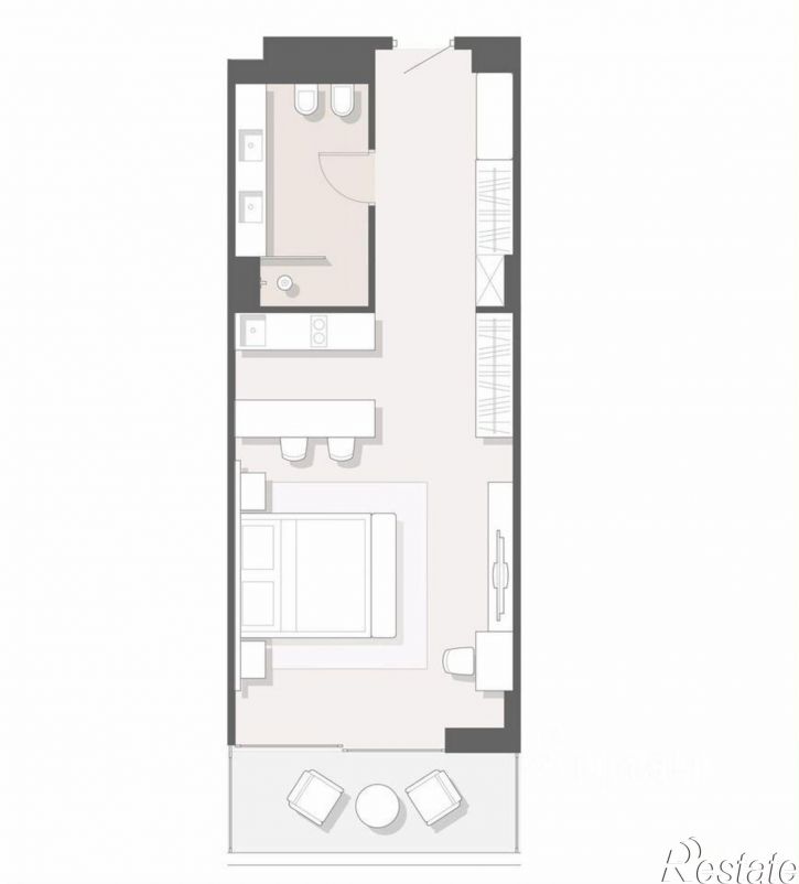 1-комн квартира ул Интернациональная, 2В,  д. 2В