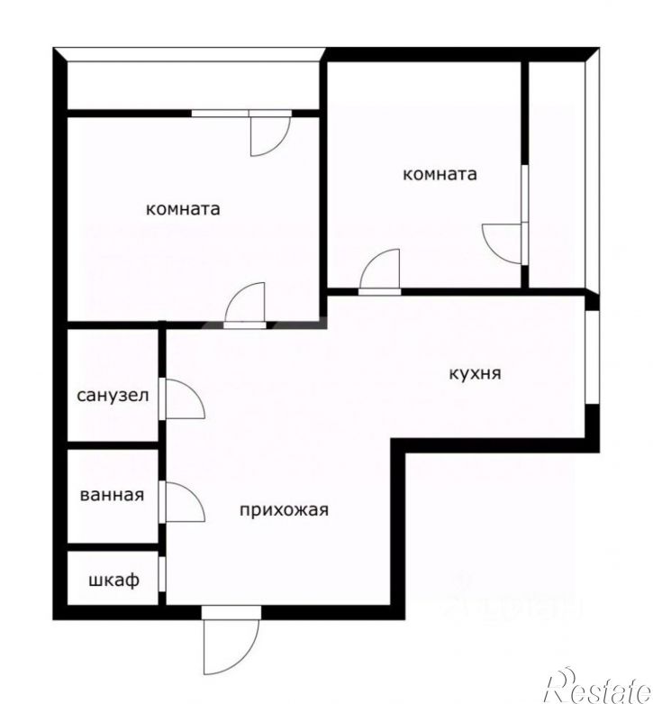 2-комн квартира улица Чебрикова, 48 к1,  д. 48 к1