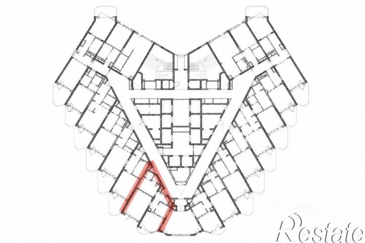 2-комн квартира улица Соколова, 1А,  д. 1А