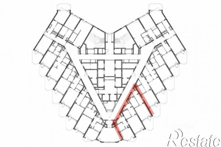 3-комн квартира улица Соколова, 1А,  д. 1А