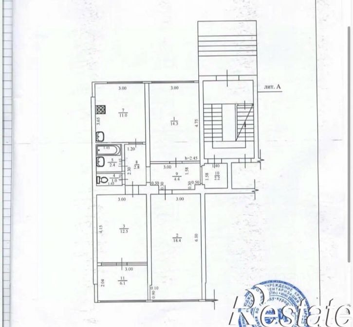 3-комн квартира Крымская улица, 34,  д. 34