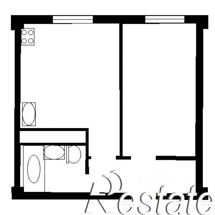 1-комн квартира улица Тимирязева, 34Б,  д. 34Б