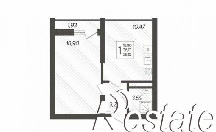 1-комн квартира Ясногорская улица, 16/2 к7,  д. 16/2 к7